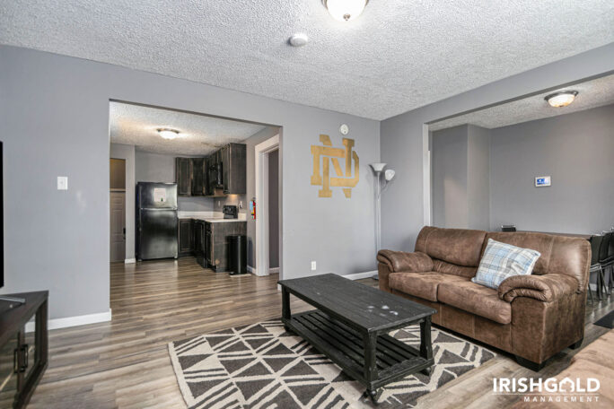 furnished living room